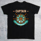 Captain - Schwarzes T-Shirt für Herren