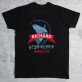 Geborener Angler - Schwarzes T-Shirt für Herren