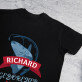 Geborener Angler - Schwarzes T-Shirt für Herren