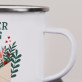 Jeder Tag - emaillierter Becher