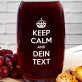 Keep Calm - Karaffe mit Gravur