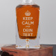 Keep Calm - Whiskykaraffe mit Gravur
