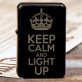 Keep calm - Feuerzeug mit Gravur