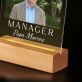 familienmanager - Druck auf Acrylglas mit LED Beleuchtung