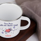 Frau nicht von dieser Welt - emaillierter Becher