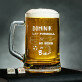 Liebt Fußball - Personalisierter Bierkrug