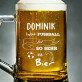 Liebt Fußball - Personalisierter Bierkrug