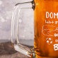 Liebt Fußball - Personalisierter Bierkrug