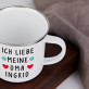 Ich liebe meine Oma - emaillierter Becher