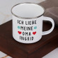 Ich liebe meine Oma - emaillierter Becher