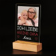 Ich liebe meine Oma - Druck auf Acrylglas mit LED Beleuchtung
