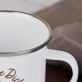 Ich liebe dich, mein Schatz - emaillierter Becher