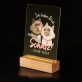 Ich liebe dich mein schatz - Druck auf Acrylglas mit LED Beleuchtung
