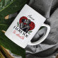 I love you to death - Personalisierte Tasse