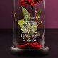 I love you to death - Ewige Rose Im Glas