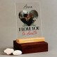 I love you to death - Druck auf Acrylglas