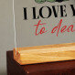 I love you to death - Druck auf Acrylglas