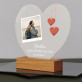 Ich liebe dich am meisten - Druck auf Acrylglas Herz led