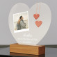 Ich liebe dich am meisten - Druck auf Acrylglas Herz led