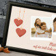 Ich liebe dich am meisten - Kunstdruck mit Rahmen