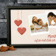 Ich liebe dich am meisten - Kunstdruck mit Rahmen