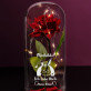 Ich liebe Dich, mein Hase - Ewige Rose Im Glas