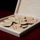 Ich liebe dich - Box mit Holzherzen