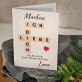 ich liebe Dich Scrabble - Glückwunschkarte