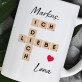 ich liebe Dich Scrabble - Personalisierte Tasse