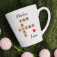 ich liebe Dich Scrabble - Personalisierte Tasse