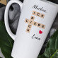 ich liebe Dich Scrabble - Personalisierte Tasse