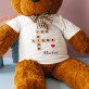 ich liebe Dich Scrabble - eddybär 90 cm