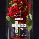 ich liebe Dich Scrabble - Ewige Rose Im Glas