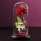 ich liebe Dich Scrabble - Ewige Rose Im Glas