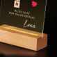ich liebe Dich Scrabble - Druck auf Acrylglas mit LED Beleuchtung