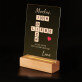 ich liebe Dich Scrabble - Druck auf Acrylglas mit LED Beleuchtung