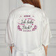 Ich liebe Dich - Bademantel aus Satin 