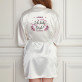 Ich liebe Dich - Bademantel aus Satin 