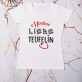 Liebe Furie - T-Shirt mit Aufdruck für Damen