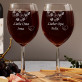 Liebe Großeltern,Vielen Dank - Weinkaraffe und zwei Weingläser - Set mit Gravur