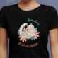 Katzenmama - Schwarzes T-Shirt für Damen
