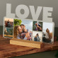 Love collage - Aufdruck auf Acrylglas LOVE