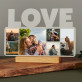 Love collage - Aufdruck auf Acrylglas LOVE