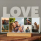 Love collage - Aufdruck auf Acrylglas LOVE