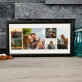 love collage - Kunstdruck mit Rahmen
