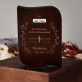 Kommunion Kreuz - Heilige Familie - Silbernes Bild mit Gravur