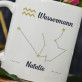 Sternzeichen - Wassermann - personalisierte Tasse