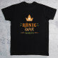 Opa König - Schwarzes T-Shirt für Herren