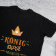 Opa König - Schwarzes T-Shirt für Herren