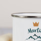 König der Bergpfaden - emaillierter Becher